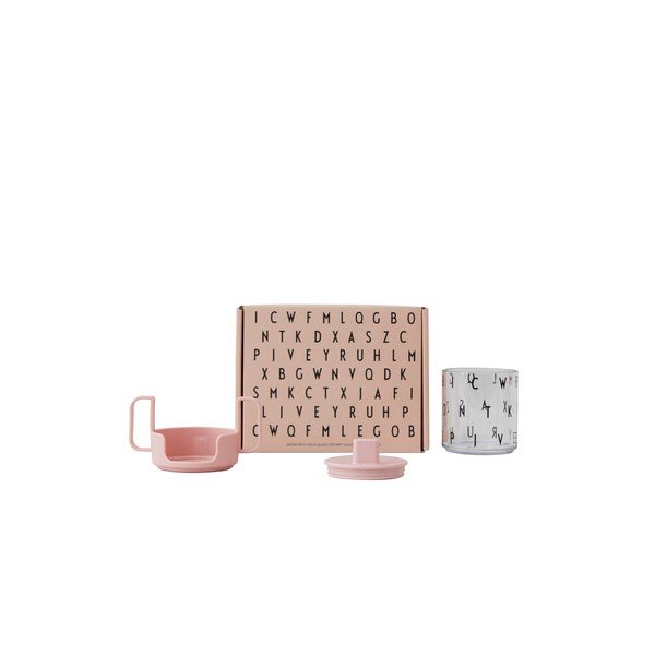 Różowy kubek dla dzieci Design Letters Grow With Your Cup-image-3