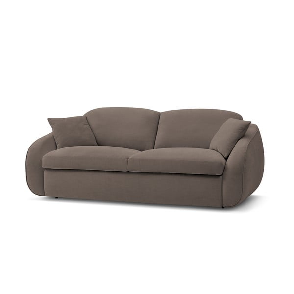Brązowa rozkładana sofa 235 cm Cezanne – Bobochic Paris-image-3