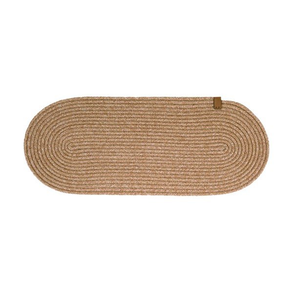 Dywaniki na schody zestaw 16 szt. w naturalnym kolorze 25x65 cm Milo – Vitaus