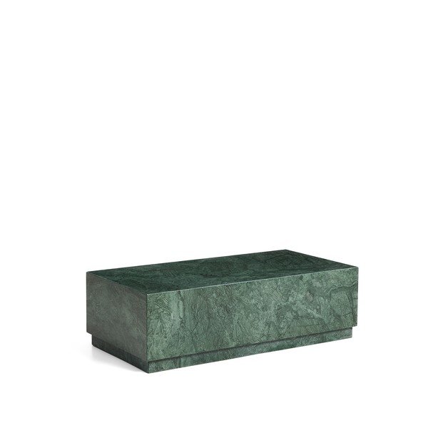Zielony marmurowy stolik 50x100 cm Sorein – Kave Home