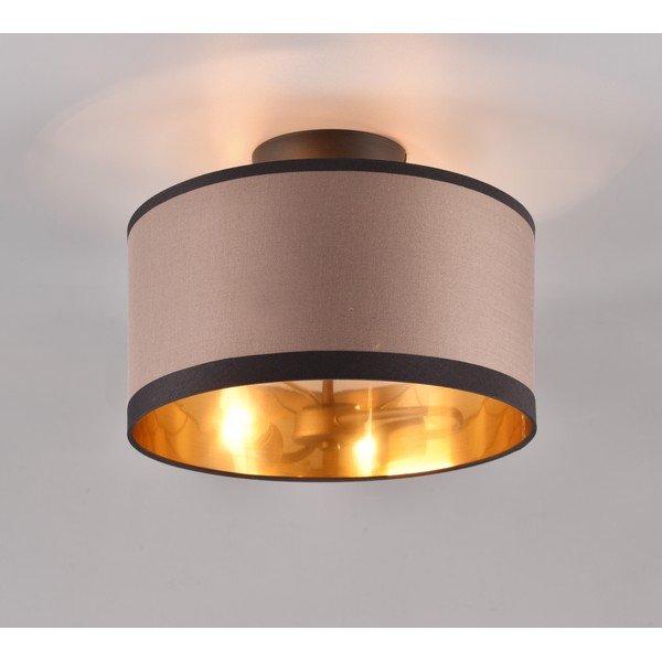 Czarno-brązowa lampa sufitowa ø 30 cm Davos – Reality-image-1