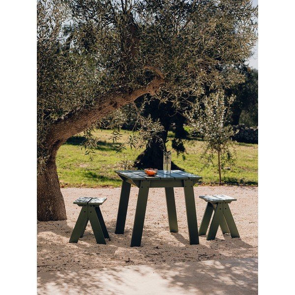 Zielone drewniane krzesło ogrodowe Navo – noo.ma-image-2