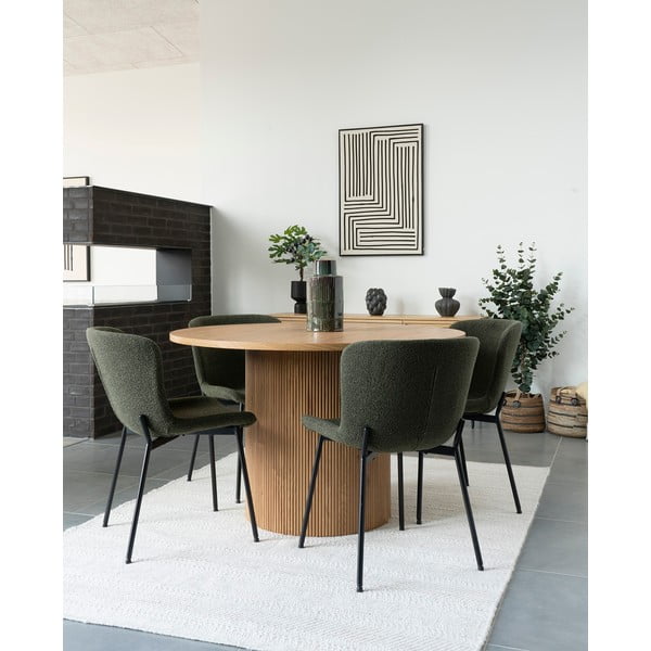 Ciemnozielone krzesła zestaw 2 szt. Maceda – House Nordic-image-1