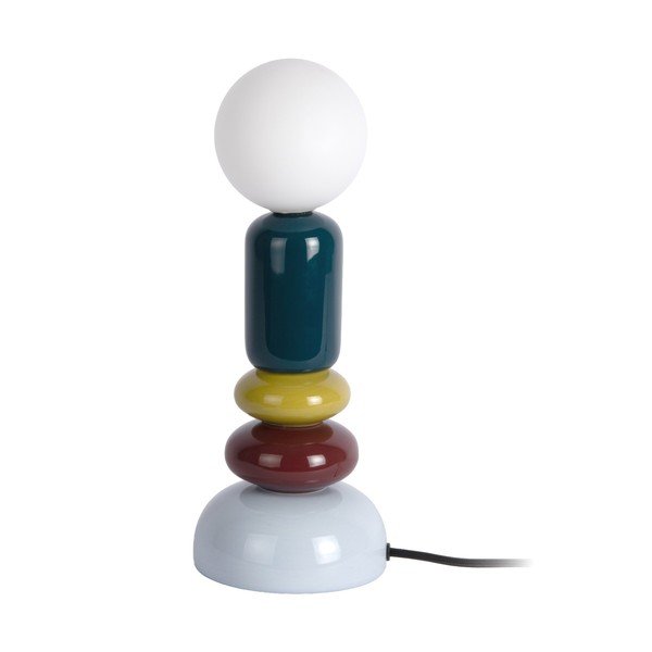 Lampa stołowa ceramiczna (wysokość 34 cm) Burano – Leitmotiv