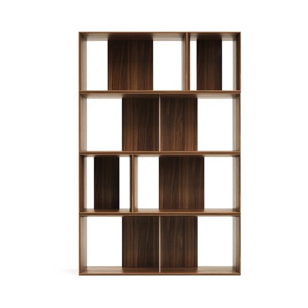Modułowy system półek w dekorze orzecha 6 szt. 101x152 cm Litto – Kave Home