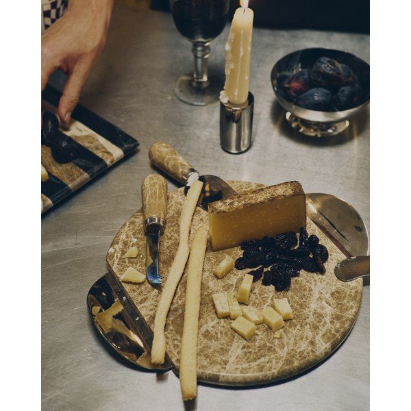 Noże do sera ze stali nierdzewnej zestaw 4 szt. Adoma – Kave Home-image-1