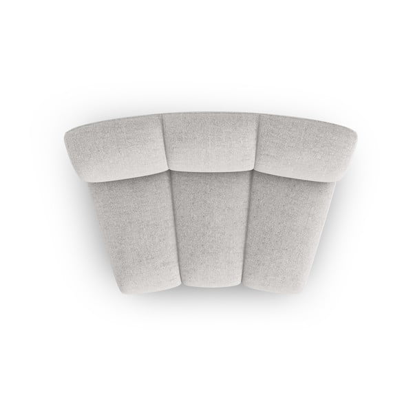 Jasnoszary moduł sofy (moduł środkowy) Lupine – Micadoni Home-image-3