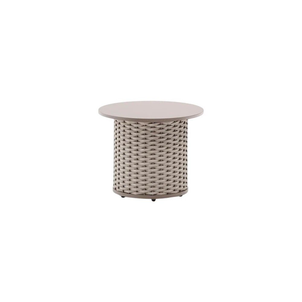 Metalowy okrągły stolik ogrodowy ø 50 cm Sedalis – Kave Home