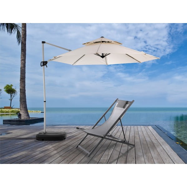 Biały parasol ogrodowy ø 350 cm Numana – Tomasucci-image-1