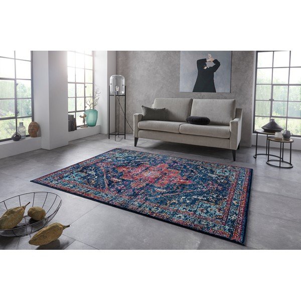 Granatowo-czerwony dywan Nouristan Azrow, 120x170 cm-image-1