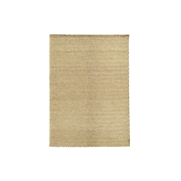 Ręcznie tkany kilim Brown Zigzag Kilim, 107x158 cm