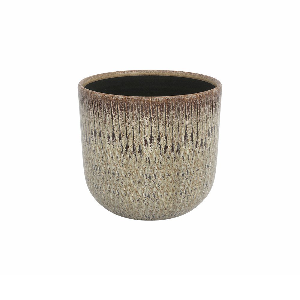 Ceramiczna ręcznie wykonana osłonka na doniczkę ø 23 cm Melissa – Artevasi