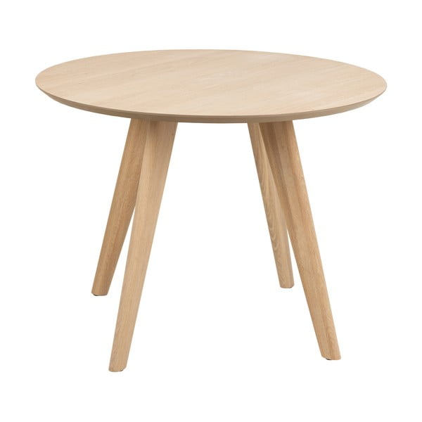 Okrągły stół z blatem w dekorze dębu ø 100 cm Townsville – Actona-image-2