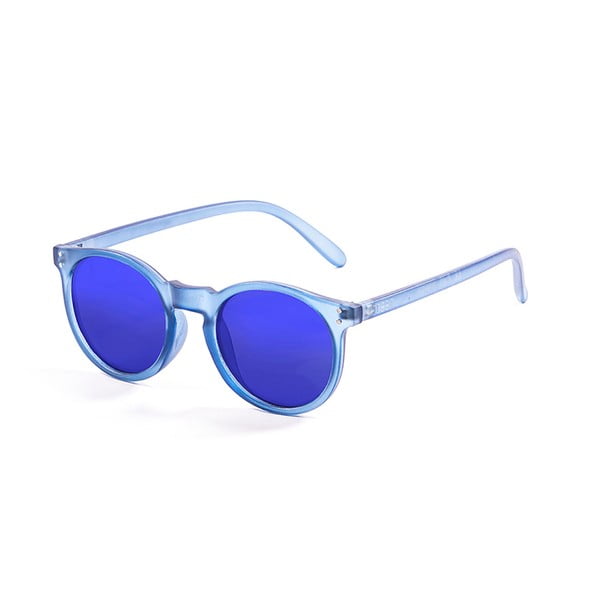 Matowo-niebieskie okulary przeciwsłoneczne z niebieskimi szkłami Ocean Sunglasses Lizard Bishop