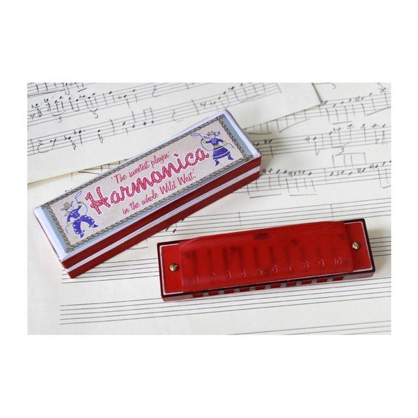 Czerwona harmonijka Rex London Traditional-image-2
