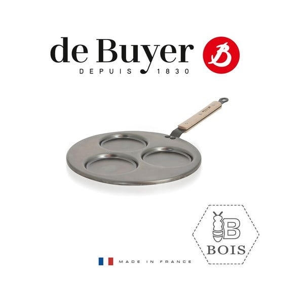 Stalowa patelnia do racuchów de Buyer Mineral, ø 27 cm-image-3