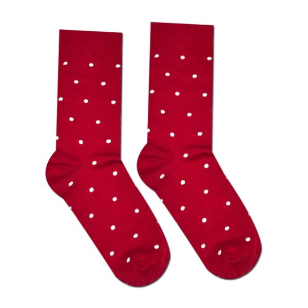 Cerwone skarpetki bawełniane Hesty Socks Gentlemen, rozm. 35-38