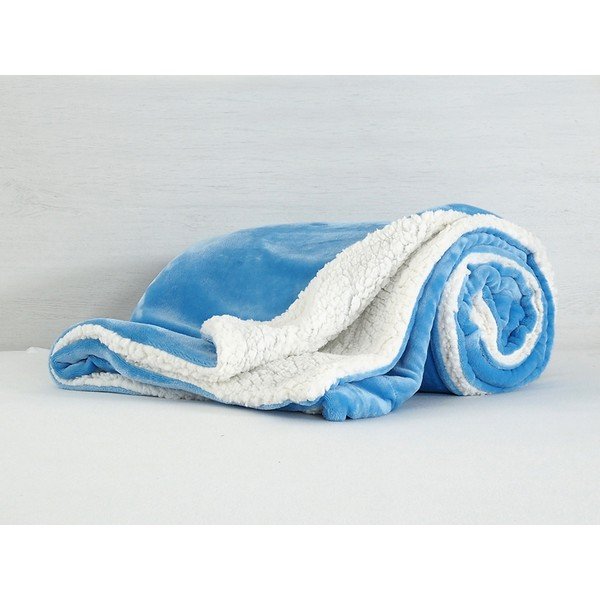 Koc z materiału sherpa 150x200 cm – B.E.S.