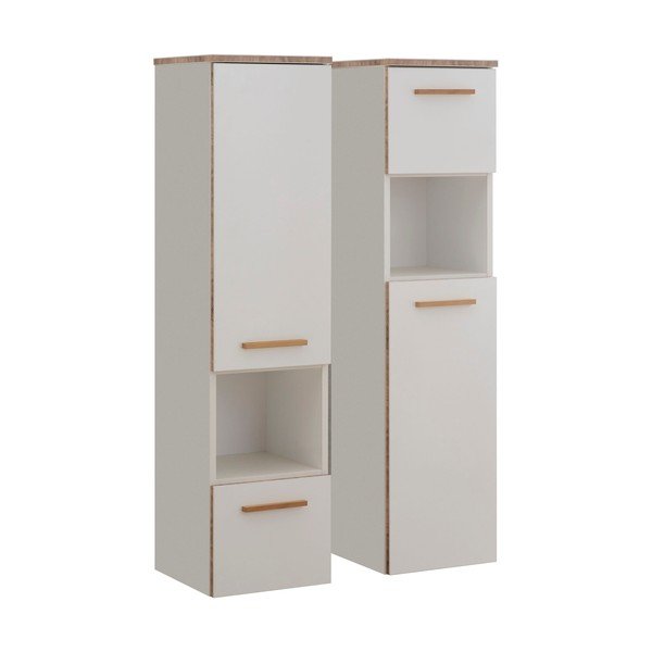 Biała wysoka wisząca szafka łazienkowa 30x123 cm Set 931 – Pelipal-image-1