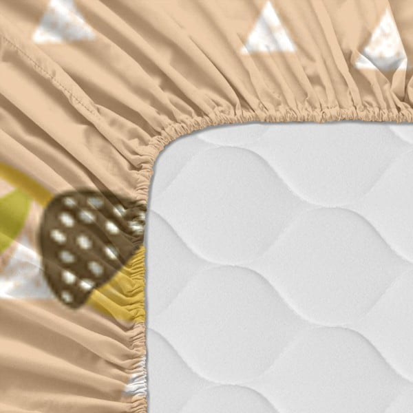 Dziecięce bawełniane prześcieradło Moshi Moshi Harvestwood, 70x140 cm-image-2