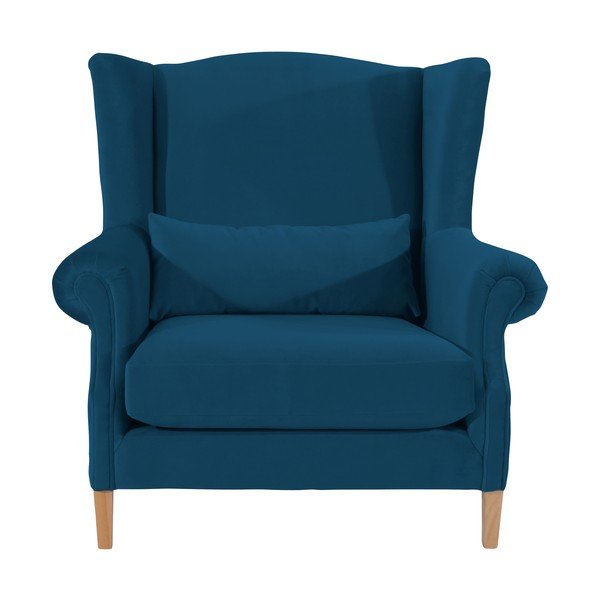 Morski aksamitny fotel Max Winzer Harvey Velvet-image-2