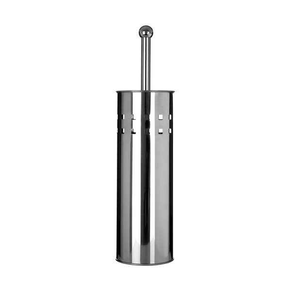 Szczotka do WC ze stali nierdzewnej w kolorze matowego srebra Indy – Premier Housewares