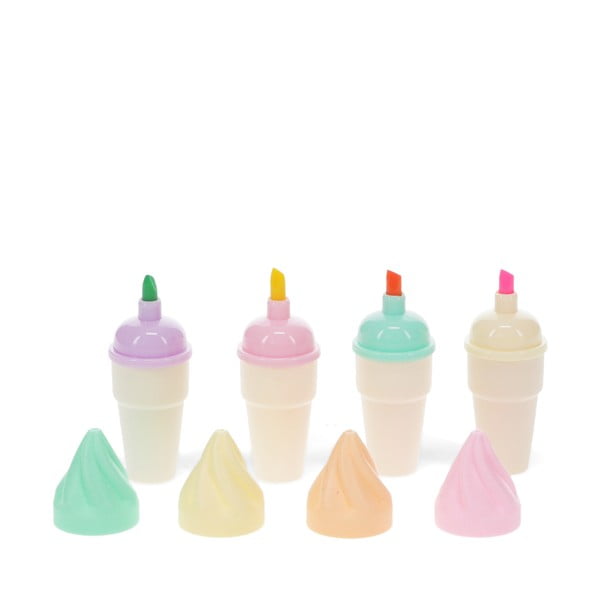 Mazaki zestaw 4 szt. Ice Cream – Rex London-image-2