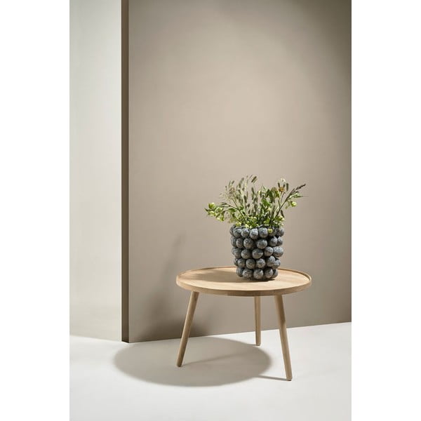 Okrągły stolik z litego drewna dębowego ø 70,5 cm Ebern – Villa Collection-image-1