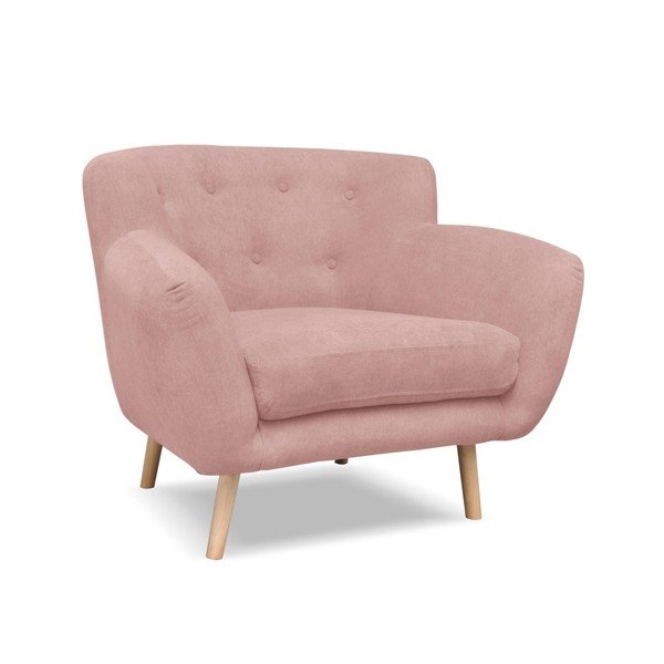 Jasnoróżowy fotel Cosmopolitan design London-image-2