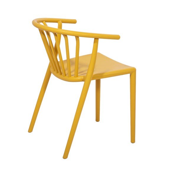 Żółte krzesło ogrodowe Bonami Essentials Capri-image-4