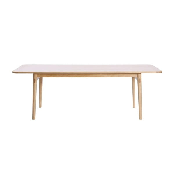 Stół do jadalni z drewna dębowego We47 Havvej, 225x92 cm 