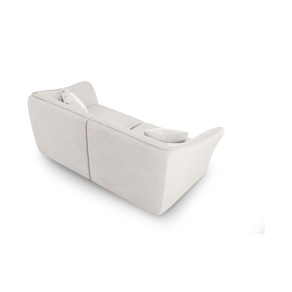Biała sofa z materiału bouclé 206 cm Tokyo – Cosmopolitan Design-image-2