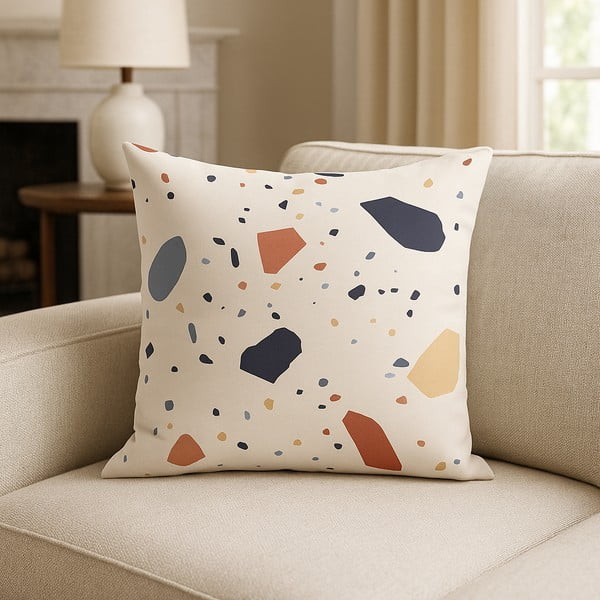 Poszewka na poduszkę 43x43 cm Cracked Terrazzo – Mila Home-image-1