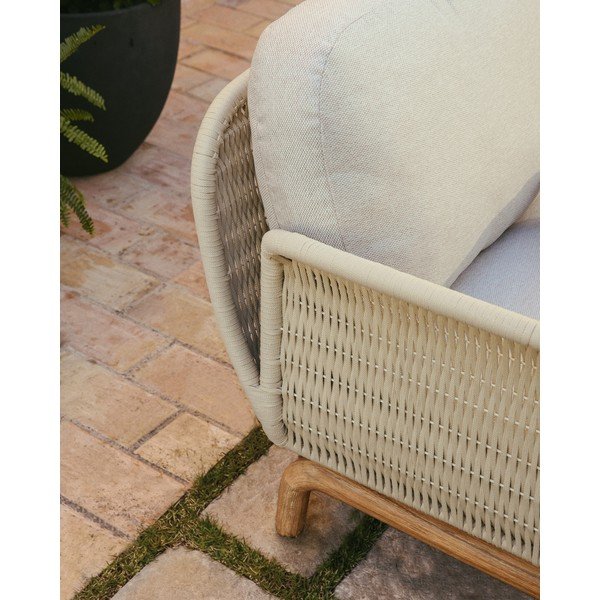Beżowa tapicerowana sofa ogrodowa Alipa – Kave Home-image-2