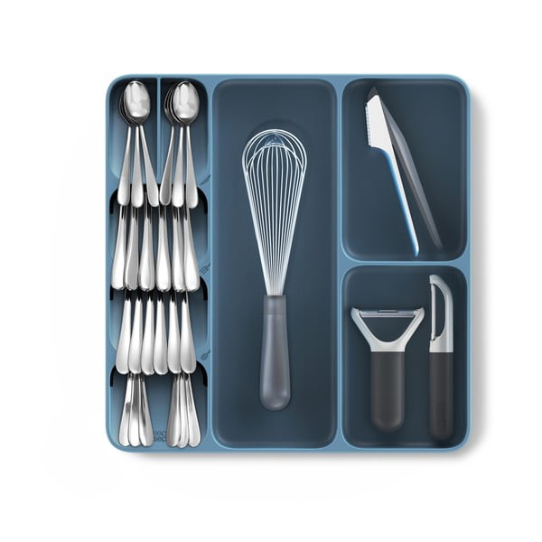 Niebieski organizer kuchenny do szuflady Joseph Joseph DrawerStore Compact Sky-image-3