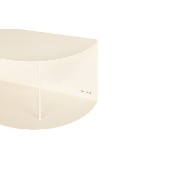 Beżowa wielopoziomowa metalowa półka 80 cm Lina – noo.ma-image-4