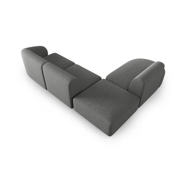 Szary narożnik (lewostronny) Shane – Micadoni Home-image-3