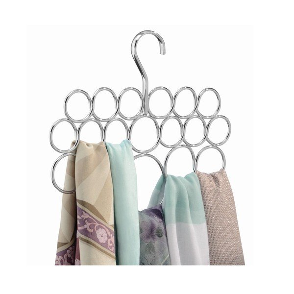 Wiszący metalowy wieszak na szaliki i apaszki Axis – iDesign-image-2