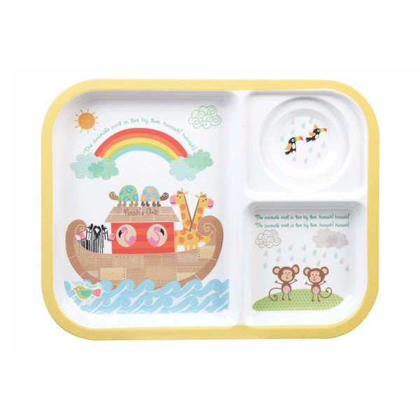 Dziecięcy talerz z podziałką i kubkiem Churchill Noah's Ark-image-2