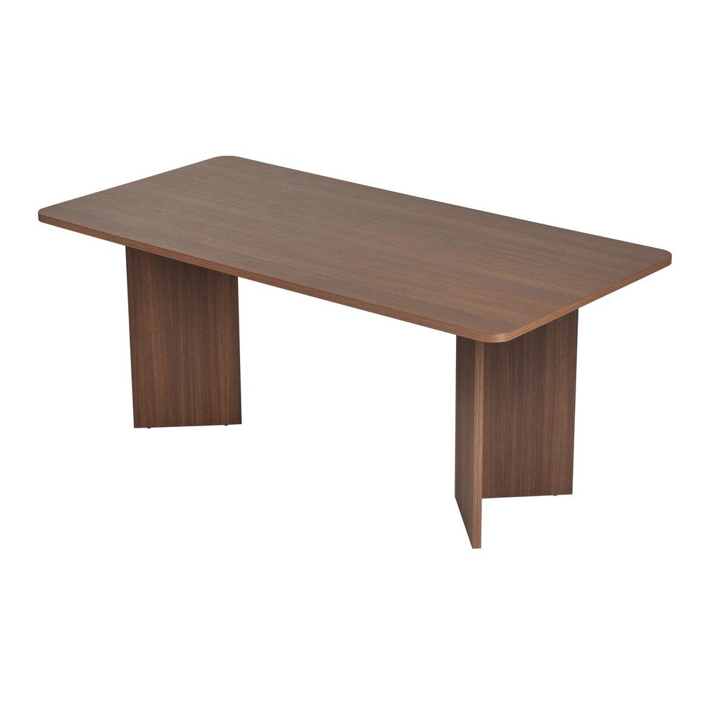 Stół w dekorze orzecha 90x180 cm Linza – Kalune Design (zdjęcie 4)