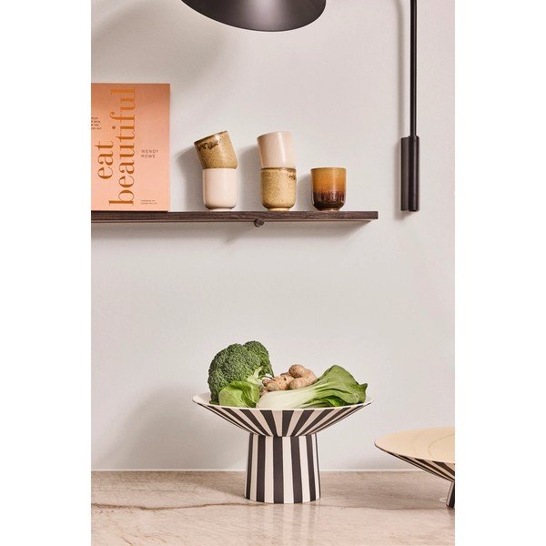 Czarno-biała/beżowa kamionkowa misa ø 30 cm Toppu – OYOY Living Design-image-1