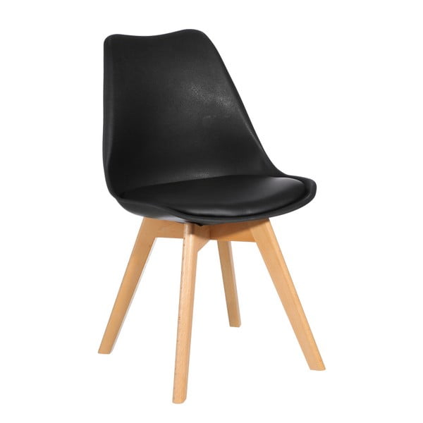 Czarne krzesło Ixia Alvilda
