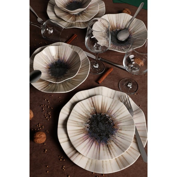 Porcelanowy zestaw talerzy 24 szt. – Hermia-image-3