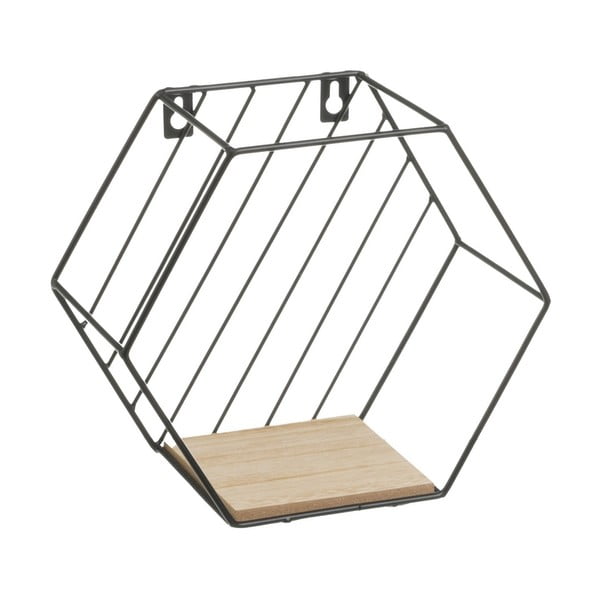 Czarno-naturalne półki zestaw 3 szt. 31 cm – Casa Selección-image-2