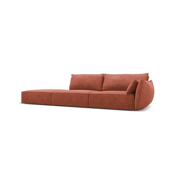 Czerwony szezlong (prawostronny) Vanda – Mazzini Sofas-image-2