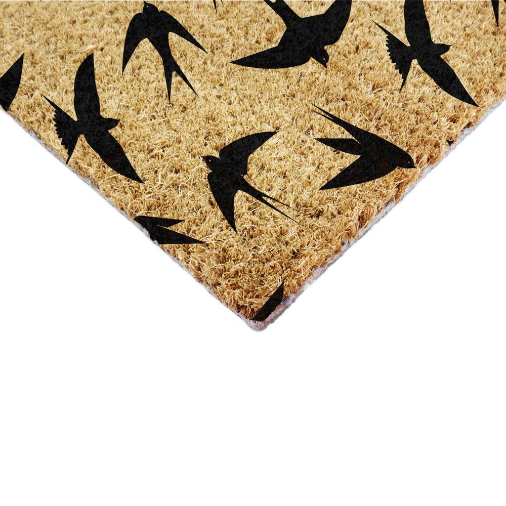 Wycieraczka z włókna kokosowego 60x90 cm Swallows – Artsy Doormats (zdjęcie 11)