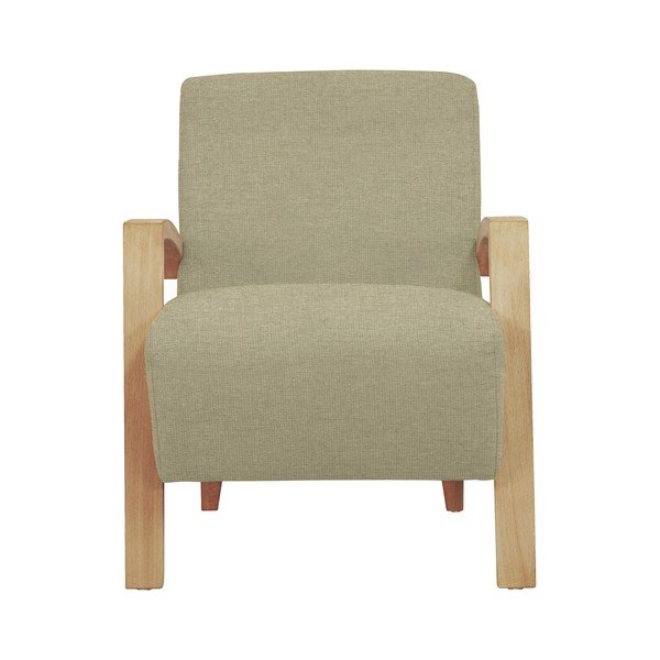 Beżowy fotel z jasnymi nogami Windsor & Co Sofas Luna-image-2