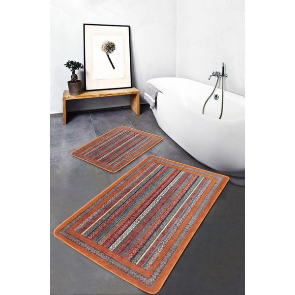 Aksamitne dywaniki łazienkowe zestaw 2 szt. 60x100 cm – Mila Home-image-1