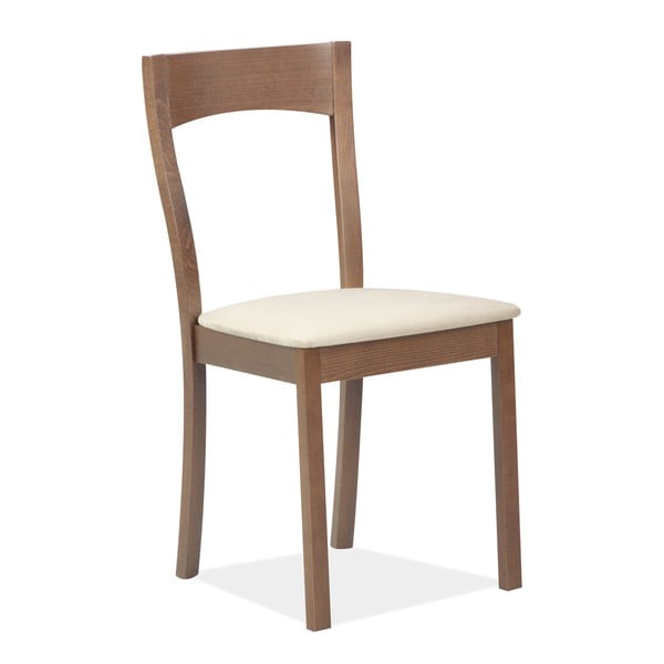 Krzesło Teddy, ciemne drewno