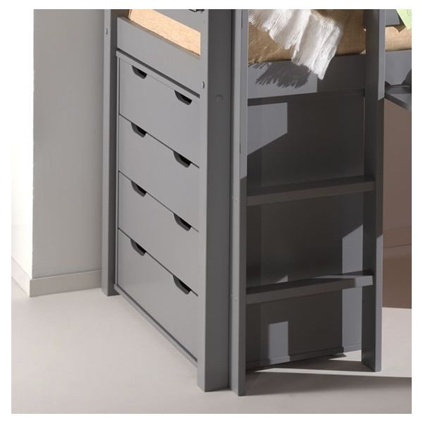 Szara niska komoda dziecięca 85,5x72 cm Pino – Vipack-image-1